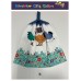 Crochet Top Hand Towel / Tea Towel - Chooks Crochet Top Hand Towel / Tea Towel - Chooks